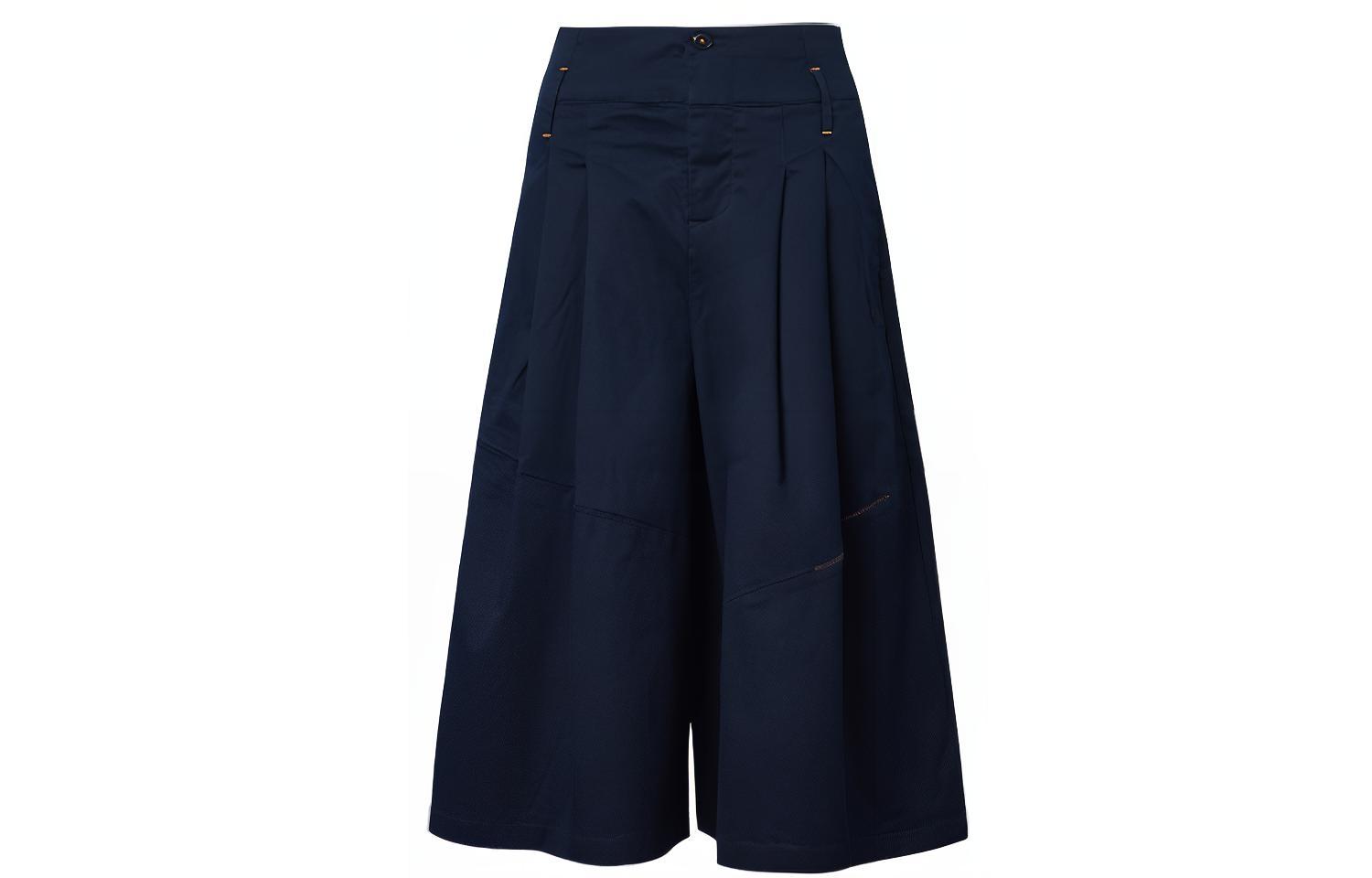 Converse Casual Pants Women s Dark Blue Moderate Wide Leg Pants 10020991-467 L
