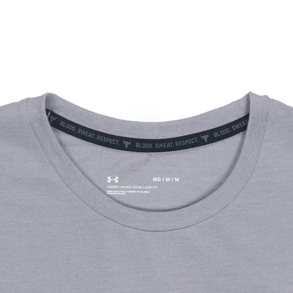 Under Armour UA Project Rock Printed Training Loose Fit T-Shirt Men Tops 1367123-035