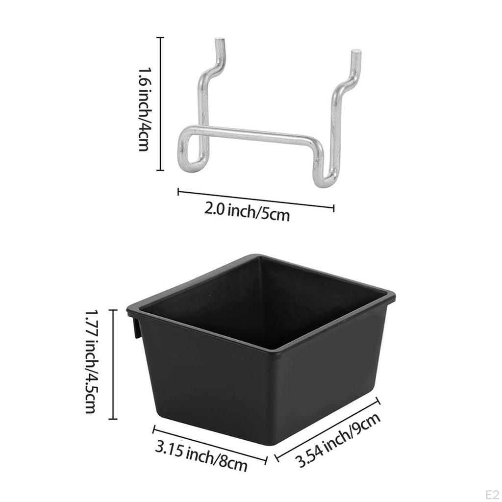 Sistema di stoccaggio efficiente con pannello forato per l'organizzazione di casa e garage