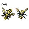 Customizable Poseable Figure 3D Printed Articulated Bee Toy Keychain Ornament Posable Mechanical Creature Model Insect Figurine for Desktop