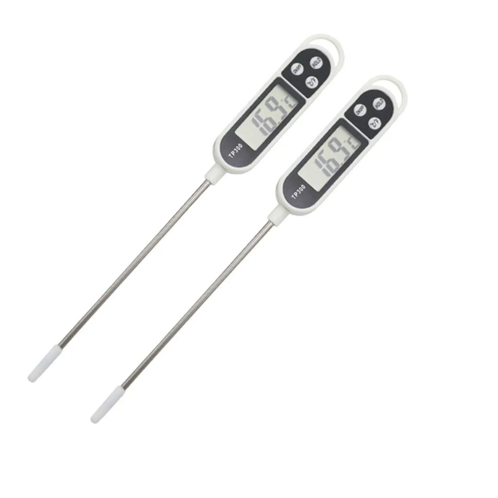 1/2pcs Digital Thermometer Digital Probe Meat/Milk Food Temperature Thermometer Kitchen Cooking Baking BBQ For Kitchen