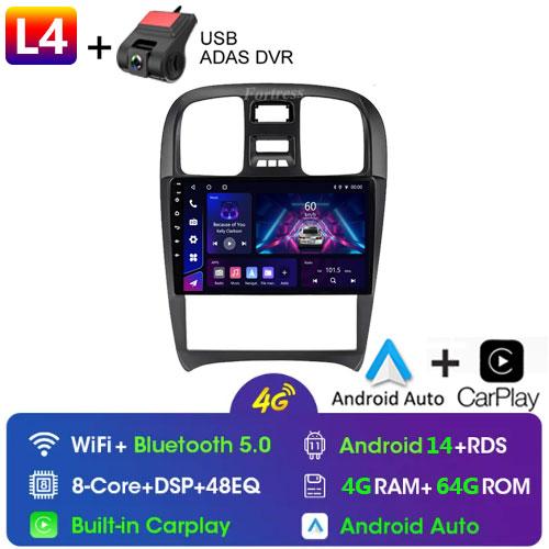 Android12 4G+WIFI For Hyundai Sonata 2003-2009 Car Radio Multimedia Video Player 2 Din Dvd Carplay GPS Autoraido
