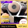 C200 E200 Dla Mercedes Benz 1 SZT 52/58/73mm Maybach BRABUS Godło Odznaka Kierownicy Naklejka Dekoracyjna Dla Mercedes benz GLA