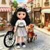 Fashion Cute 35cm Dolls Dress Up Suit Suitable for 13.78 Inch Doll Decorative Clothing Skirt Jeans Leisure Suit For Adults Gifts