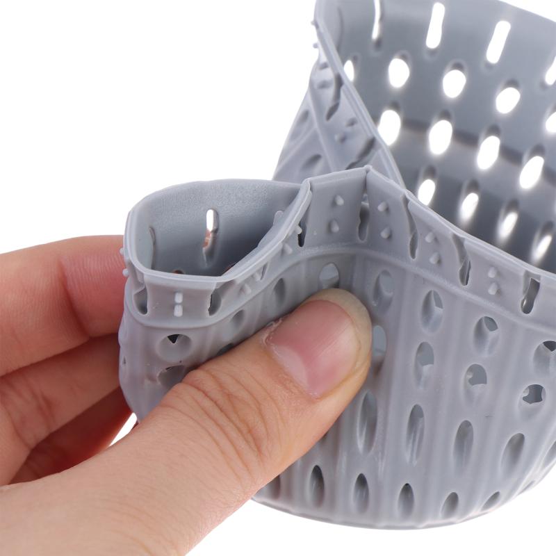 Silicone Sink Drain Hair Catcher Anti Clog Flexible Reusable Mesh Filter Stopper for Bathtub Kitchen Wash Basin