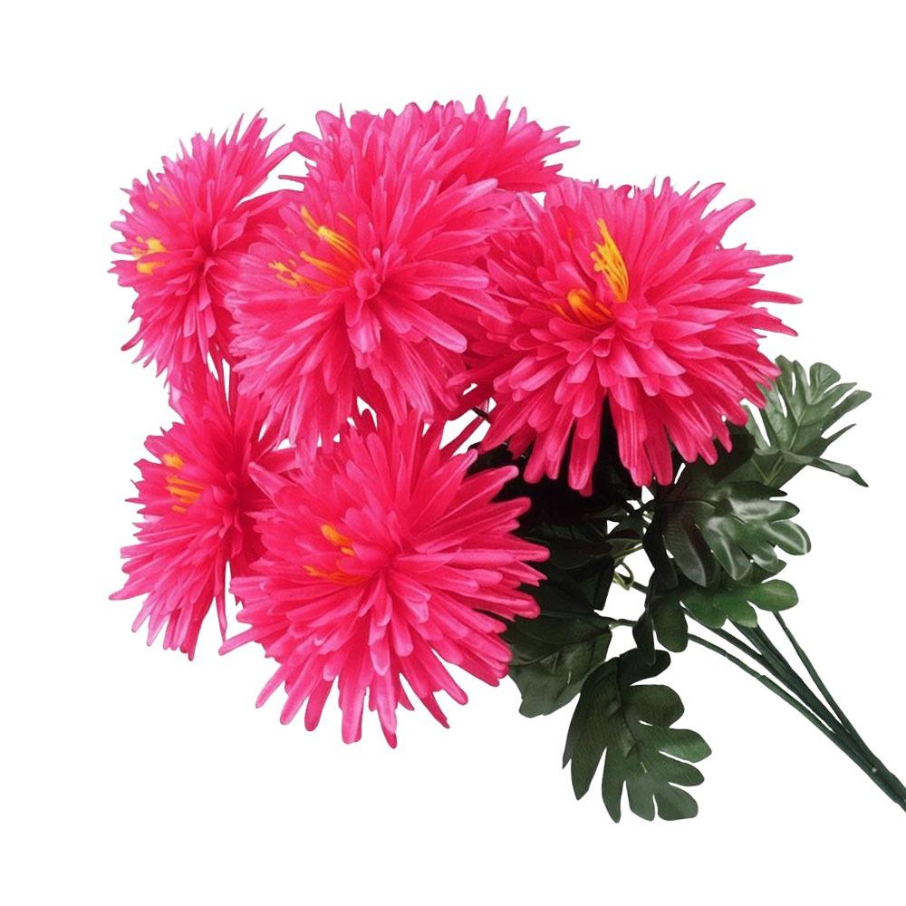 DIY Flower Artificial Flower 7Head Flowers Bouquet Fashion Fake Flowers  Photography Props