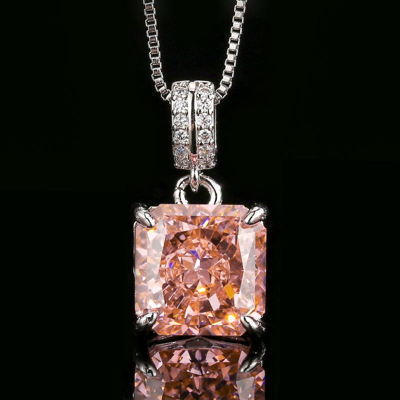 Jewelry Jewelry Set Jewelry Earrings Necklace Ring Square Papalacha Women's High-end Fashion Women's Batch
