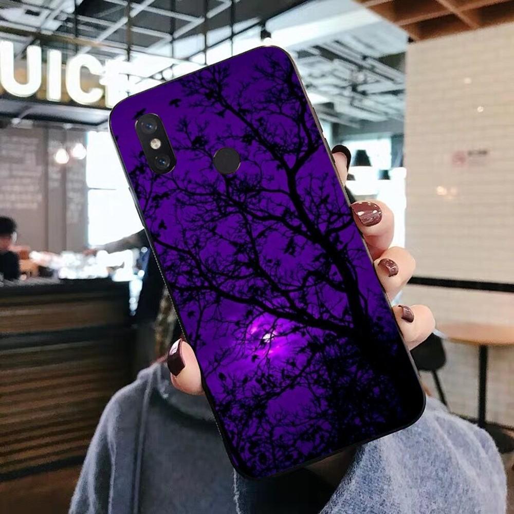 Purple Aesthetic Phone Case For Xiaomi Mi 5X 8 9 10 11 12 lite pro 10T PocoX3pro PocoM3 Note 10 pro lite