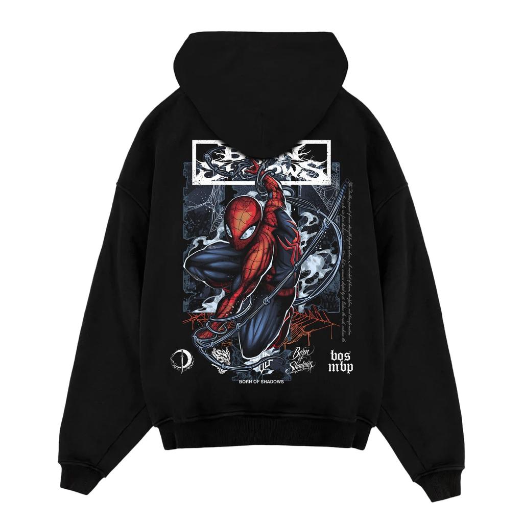 Spiderman Oversized Hoodie Oversized Women Men Hoodie Autumn Winter Tracksuit Clothes Casual Loose Y2k Sweatshirt Vintage Female Male Clothing
