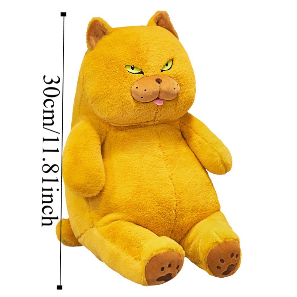 Soft Cat Plush Doll Fluffy Cat Stuffed Toy British Shorthair Cat Plush  Children's Toys