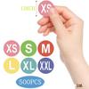 Self-Adhesive English Size Label Stickers for Clothing and Hats (S-3XL)