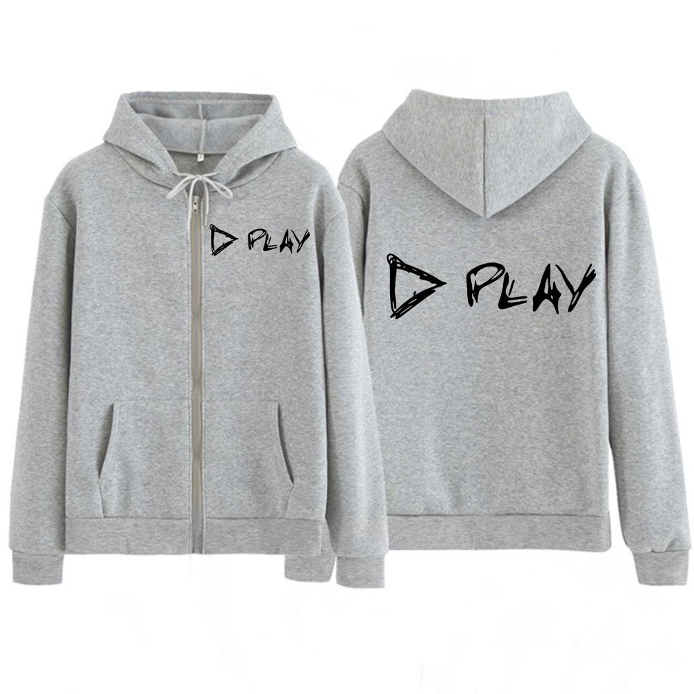 Men's Tracksuit Ed Sheeran Play Tour Merch SweatshirT Couple Clothes Zip Up Clothing Black Hoodies Sweatshirt