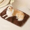 Winter Warm Long Plush Pet Bed Mat Soft Cozy Dog Cat Sleeping Pad for Crate Couch Essential