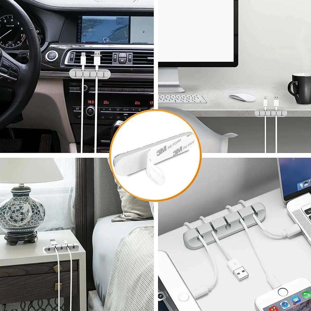 Organizers Applicable to Organizer Cable Storage Boxs Pencil Cases Mouse. USB Sticky Clip Stationery Home Organization Garden