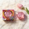 NeeDoh Heart Shaped Squeeze Toy, Glitter Filled Stress Relief Fidget Toy, Soft TPR Squishy for Kids Adults Anxiety Relief Gift