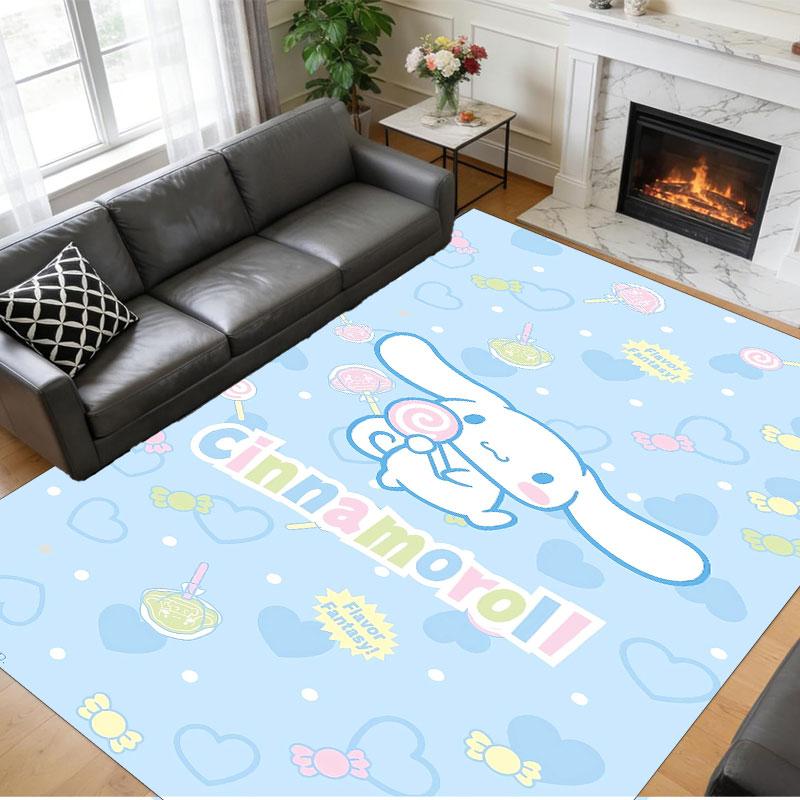 Crystal Velvet Rug Soft Non Slip Indoor Floor Mat Home DecorCinnamoroll