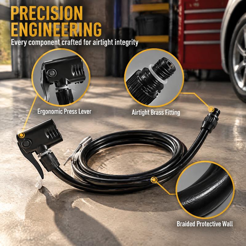 Universal Bicycle Air Pump Extension Tube Pump Bicycle Hose Air Pump Connector Bike Air Pump Tire Inflator Nozzles Accessories