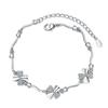 2026 Four-leaf Clover Bracelet Female Niche Design Simple Cold Wind Internet Celebrity Gift for Girlfriend