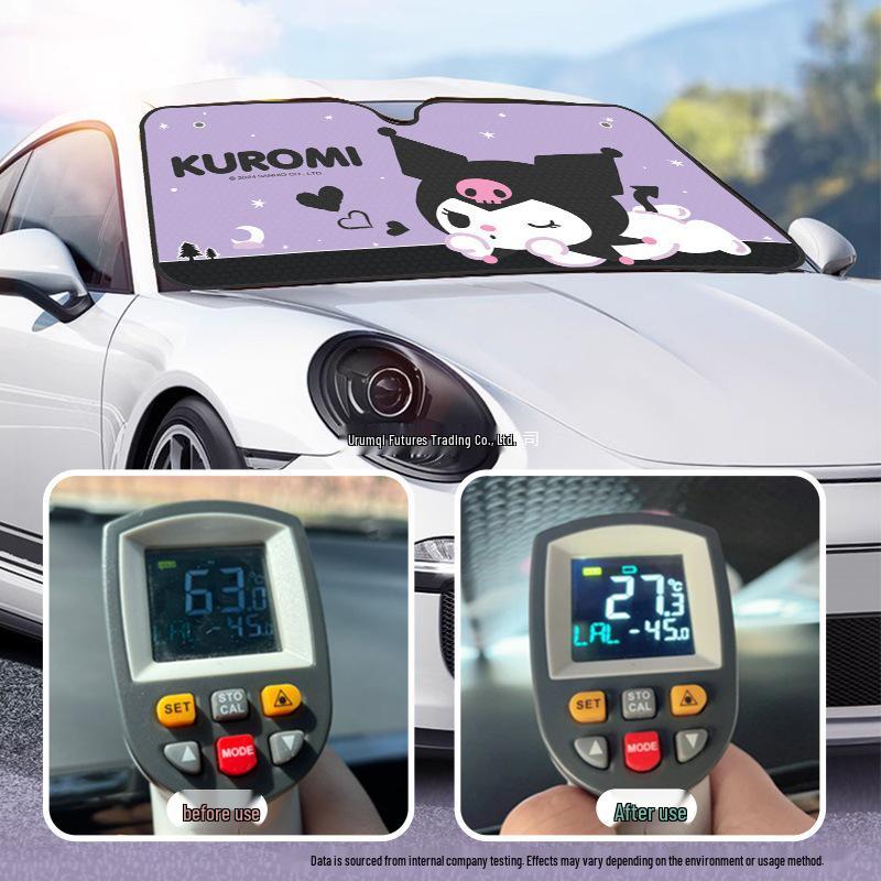 Sanrio Car Windshield Sunshade - Heat Insulation & Sun Protection Visor