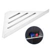 Stainless Steel Triangular Storage Shelf Shower Corner Shelf Rack Organizer for Home