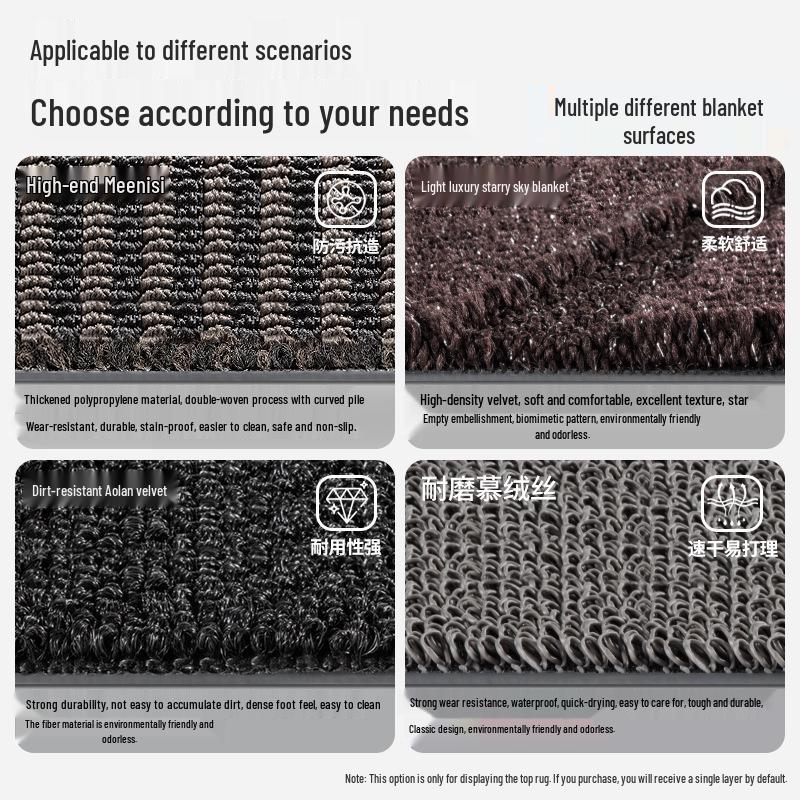 TPE Full Coverage Car Floor Mats for A4L, Magotan, Q5L, Passat, Camry, Accord, A6, Tiguan L, Xingyue