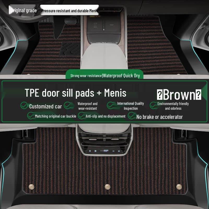 2026 BYD Seal 07 EV Full Coverage TPE Floor Mats - Flash Charge Version
