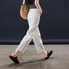 SOFSIL Women's Fashion Cropped Harem Denim Pants