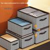 Houndstooth Multi-Layer Storage Box for Clothing & Toys