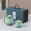 MULTIPOTENT Forbidden City Auspicious Crane Ceramic Tea Set & Sandalwood Gift