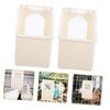 Practical Durable Plastic Hanging Pigeons Feeders for Bird Cages Easyly Installation Clean and Refill Space