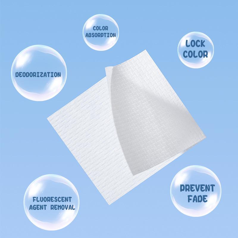Цветопоглощающие салфетки для стирки, защищающие от окрашивания при смешанной стирке