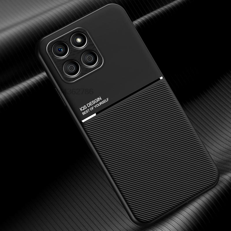 Luxury Soft Silicone Stripe Case For Honor X8B High Quality Anti-Fingerprint Camera Protection Cover Cases TPU Bumper Shell