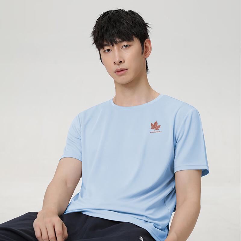 Mark Fairwhale Men's Ice Silk Round Neck Short Sleeve T-Shirt