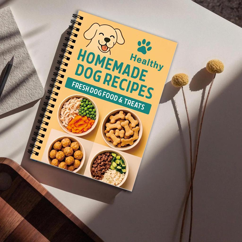 Global Dog Health Recipe Notebook: Homemade Dog Food Organizer