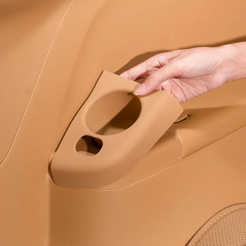 For VOYAH Dreamer 2025 Three Row Silicone Water Cup Pad Anti Slip Scratch-Resistant Car Interior Storage Modified Accessories