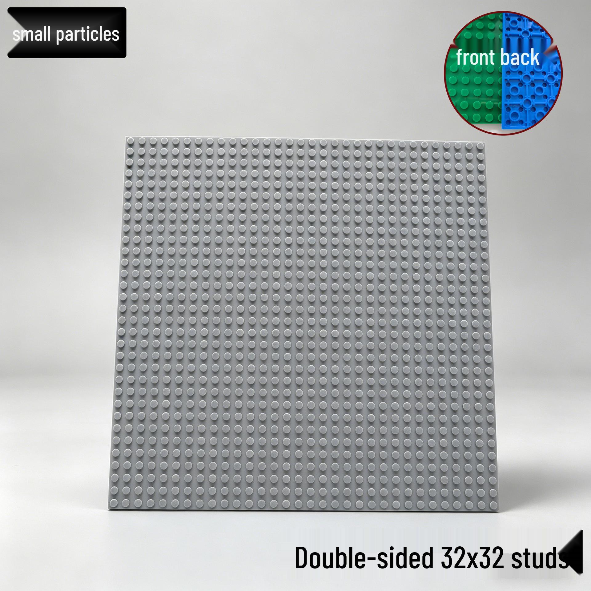Двусторонняя базовая пластина 32x32 шипа, совместимая с конструкторами LEGO