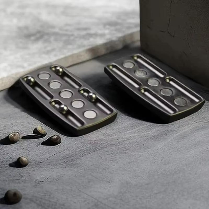 Fingerprint Magnetic Tactile Slider EDC Fidget Slider Metal Toy TDAH Tool Adult Anxiety Relief Stress Toy