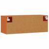 Wall Cabinet Wax Brown 80 x 30 x 30 cm Solid Pine Wood