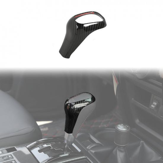 

Carbon Fiber Shifter Gear Knob Cover Trim Bezel Fit for 4runner TRD 2010-