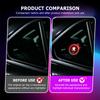 For Skoda Self-adhesive Car Window Induction Lamp 7 Colorful Luminous Kamiq MK3 Roomster Rapid Kodiaq Karoq Fabia Enyaq  CB4