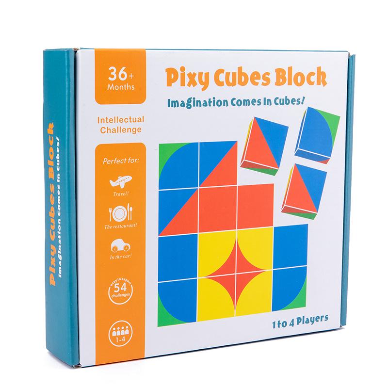 Cube Space Creative Puzzle: Educational Building Blocks for Young Children's Logical Thinking and Intelligence Development.