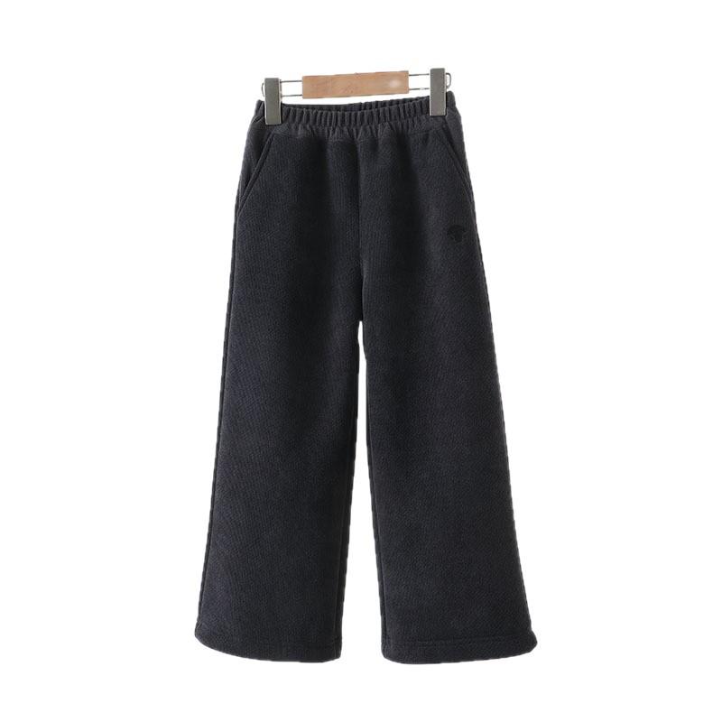 Girls' Fleece-Lined Wide-Leg Corduroy Pants - Winter 2025
