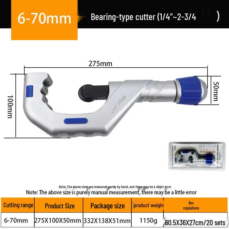 Труборез из нержавеющей стали для металлических, медных и пластиковых труб