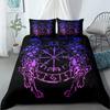 3D Print 2/3pcs Vigvisir Viking Art Constellation Bedding Set EU Single Double King US Twin Full Queen King Ethnic Bed Linen Set