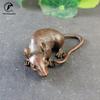Heavy Brass BIG Rat Mouse Figurines Animal Statue Home Desktop Ornament Office Decor Fish Tank Accessories Artificial Landscape