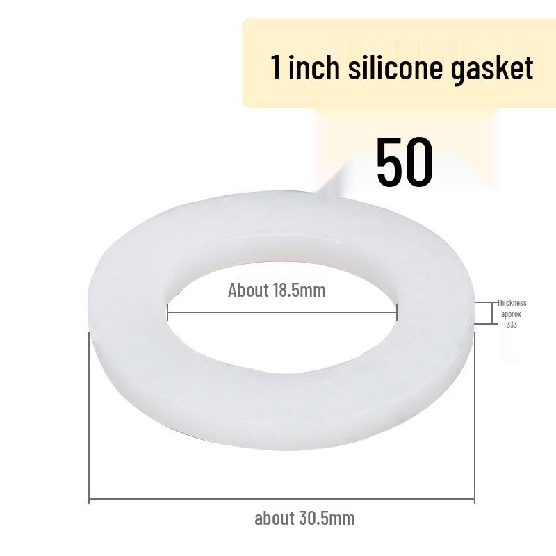 1-Inch Silicone Rubber Sealing Ring Gasket for Shower Hose and Water Pipe Washer