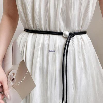 Pearl Dress Women's Casual Waist Belt – Simple, Fashionable, Versatile Accessory (2025 New Edition)