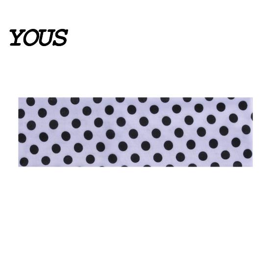 Sweat Absorbing Yoga Headband Retro Polka Dot Headbands for Women, Elastic Soft Hair Bands, Breathable Fitness Cute Stretchy Warp Accessories Workout