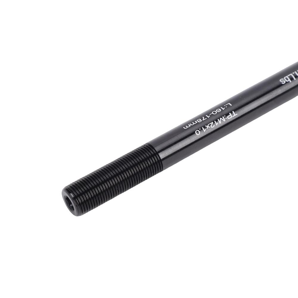 Adjustable Thru Axle Aluminum Alloy, Stainless Steel Bike Thru Axle Adapter Rear Axle Replacement
