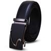 Cintura da Uomo in Vera Pelle con Fibbia Automatica - Design Casual e alla Moda in Pelle Bovina